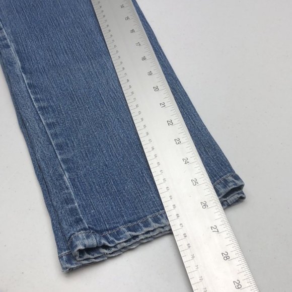VINTAGE GLORIA VANDERBILT CROP STRAIGHT JEANS 8x26 🦢 - Picture 9 of 11